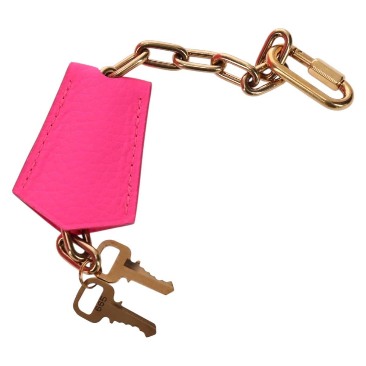 LOUIS VUITTON Keepall Bandouliere 50 Taurillon Fuchsia M56925 Auth BA14808SM