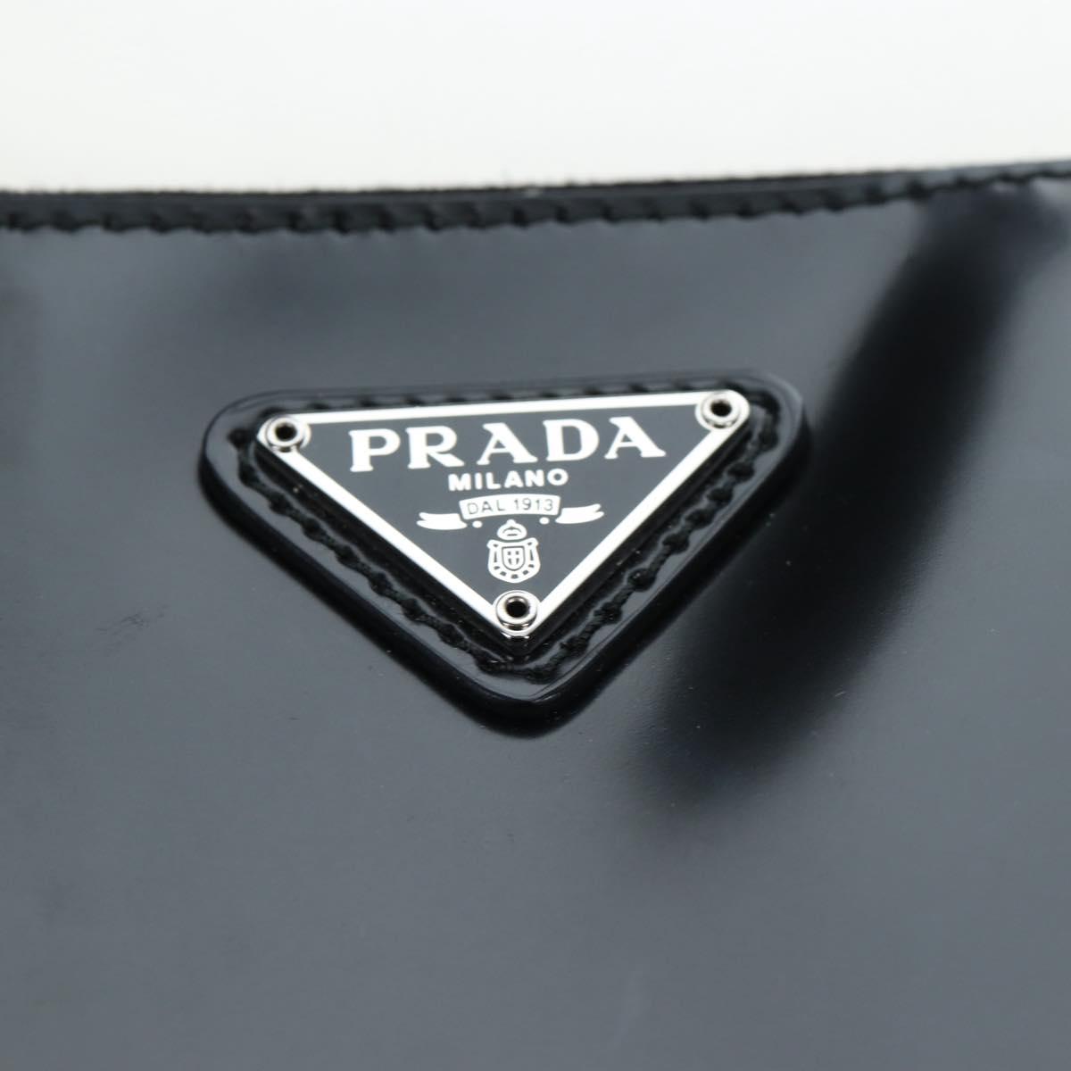 PRADA Polka Dots Tote Bag Mesh Black Auth BA14815M
