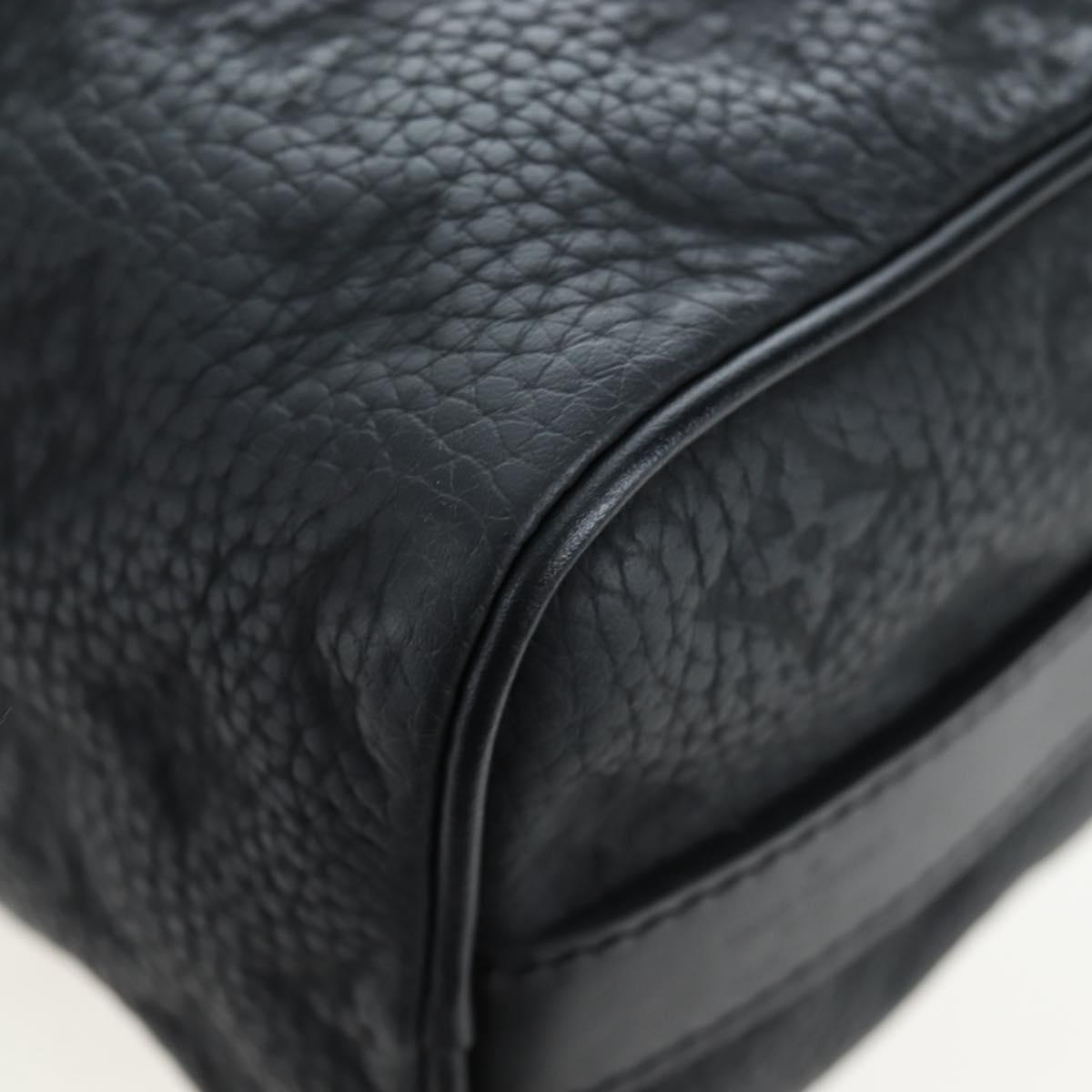 LOUIS VUITTON Monogram Taurillon Keepall Bandouliere 25 M20900 LV Auth BA14824SM