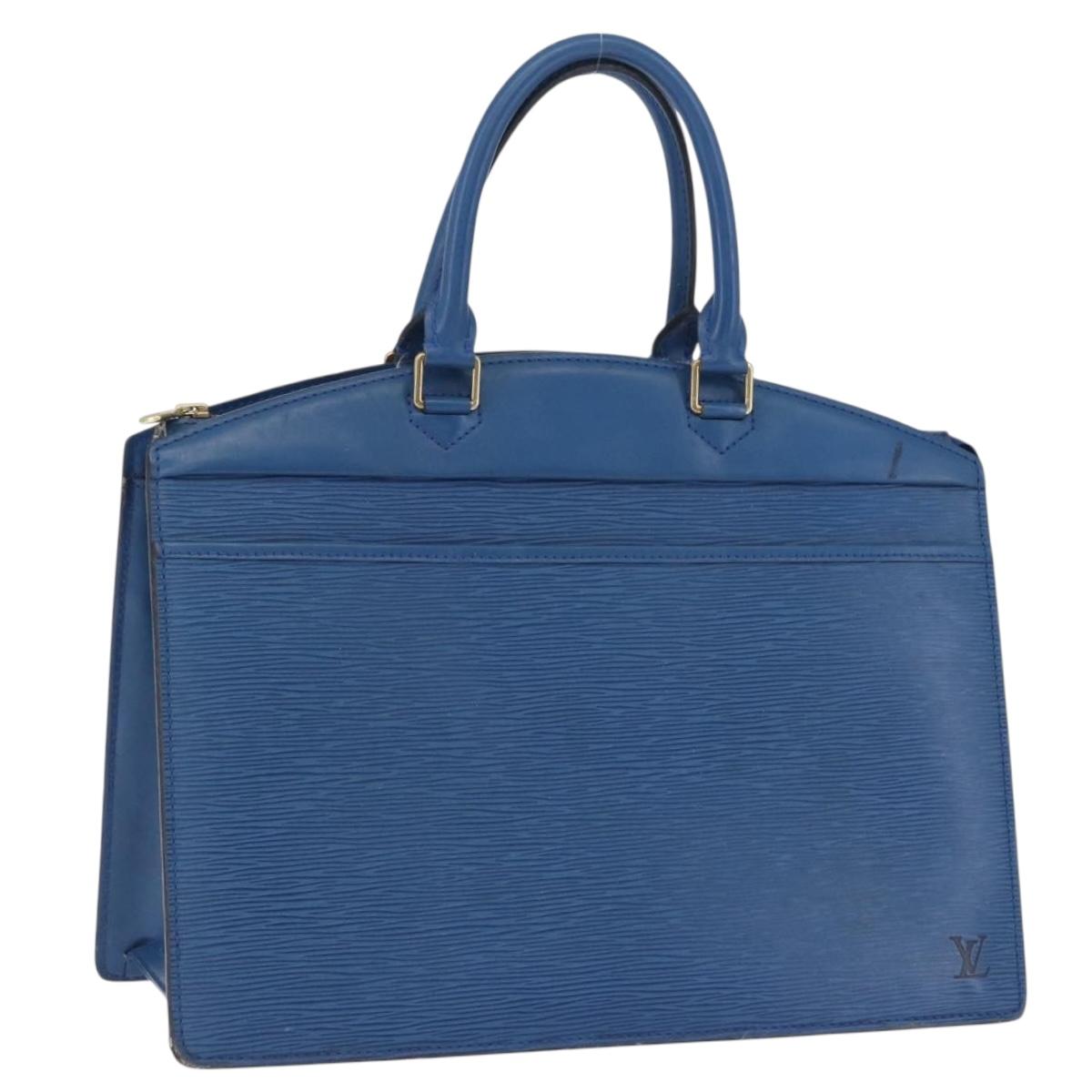 LOUIS VUITTON Epi Riviera Hand Bag Blue M48185 LV Auth BA14825