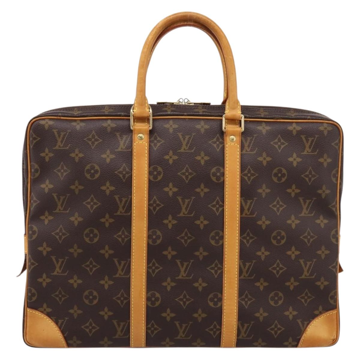 LOUIS VUITTON Monogram Porte Documents Voyage Business Bag M53361 Auth BA14826A
