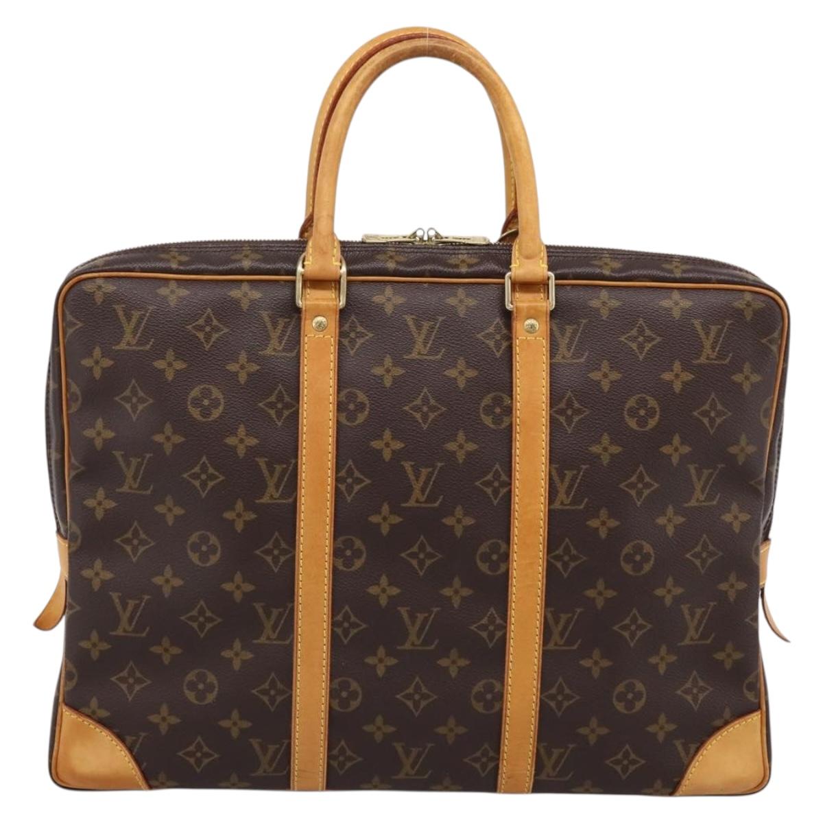 LOUIS VUITTON Monogram Porte Documents Voyage Business Bag M53361 Auth BA14826A