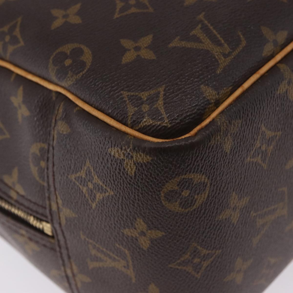 LOUIS VUITTON Monogram Deauville Hand Bag M47270 LV Auth BA14827