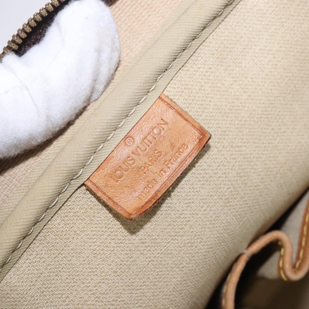 LOUIS VUITTON Monogram Deauville Hand Bag M47270 LV Auth BA14827