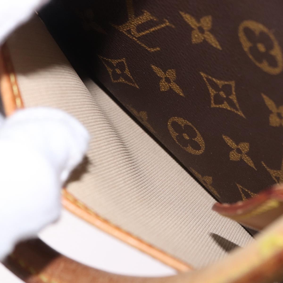 LOUIS VUITTON Monogram Deauville Hand Bag M47270 LV Auth BA14827
