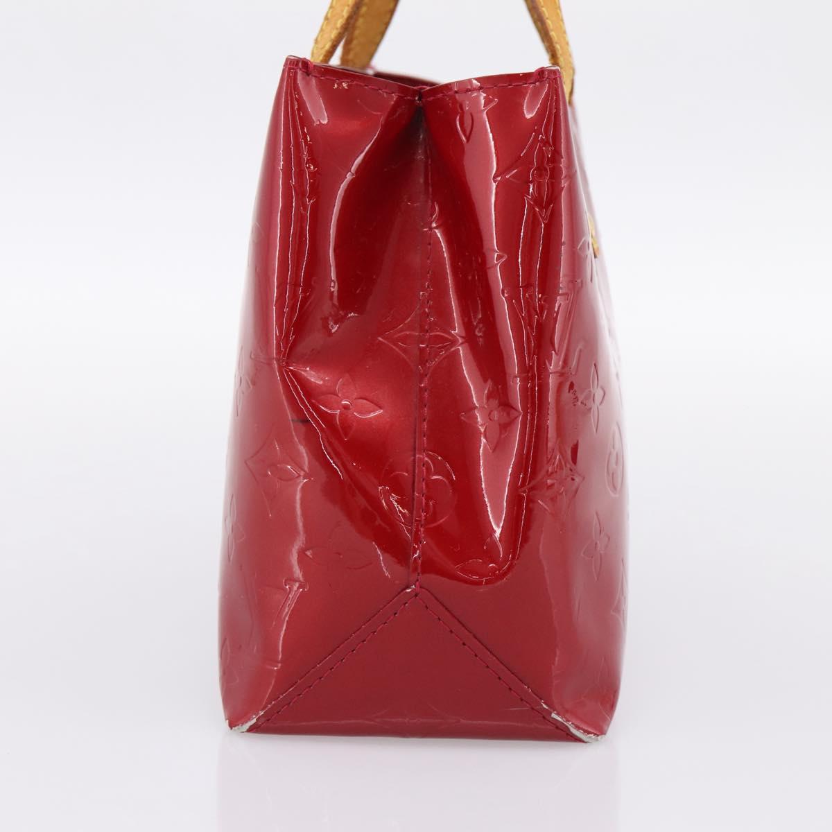 LOUIS VUITTON Monogram Vernis Reade PM Bag Pomme D'amour M91990 LV Auth BA14837
