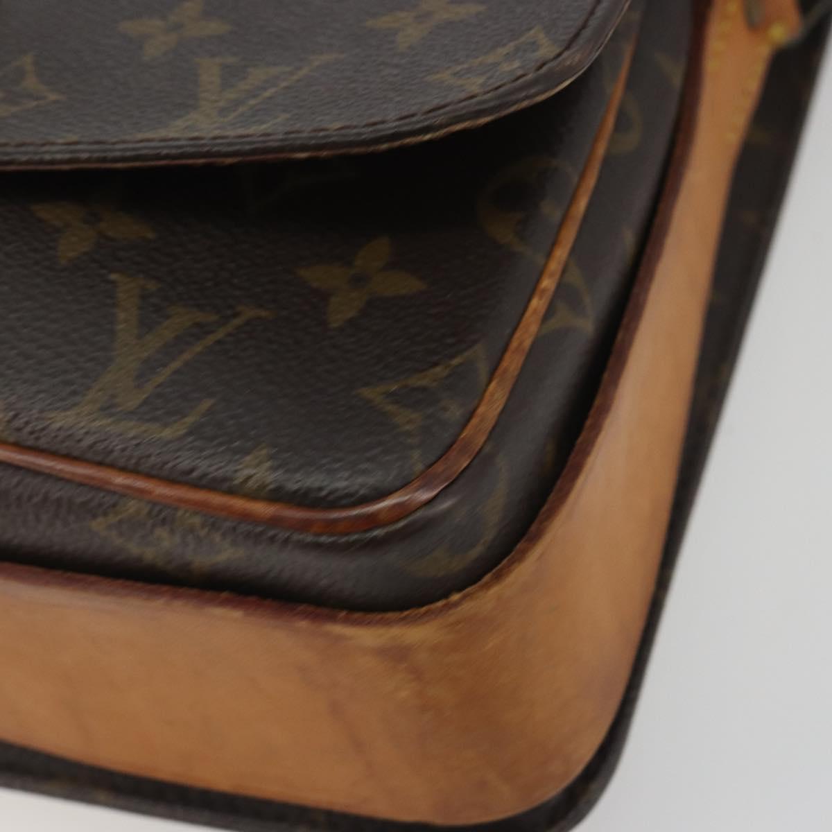 LOUIS VUITTON Monogram Cartouchiere GM Shoulder Bag M51252 LV Auth BA14845