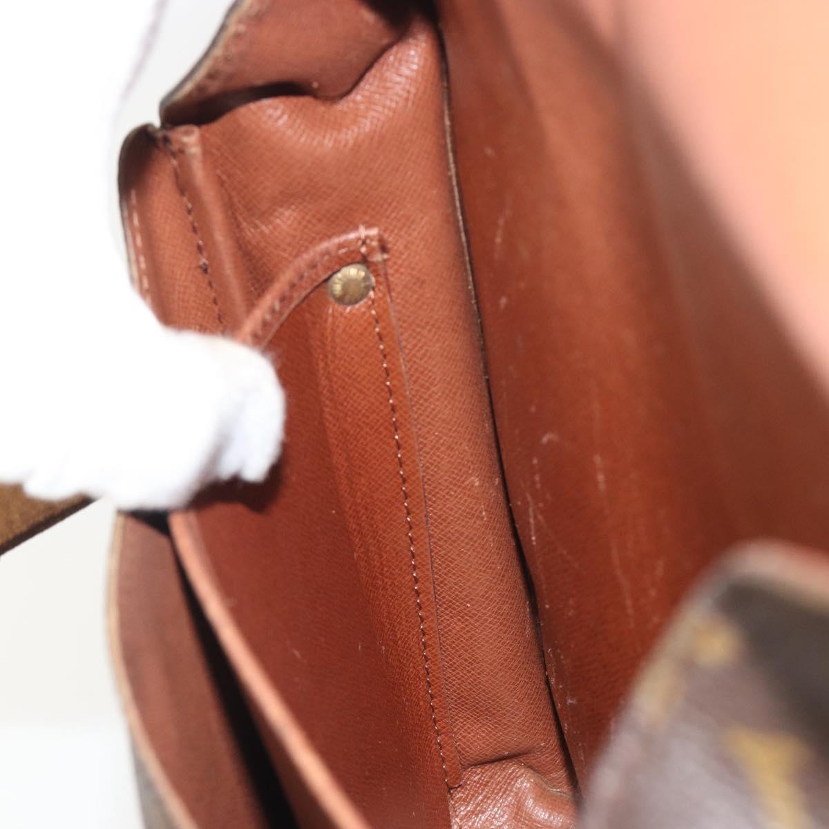 LOUIS VUITTON Monogram Cartouchiere GM Shoulder Bag M51252 LV Auth BA14845