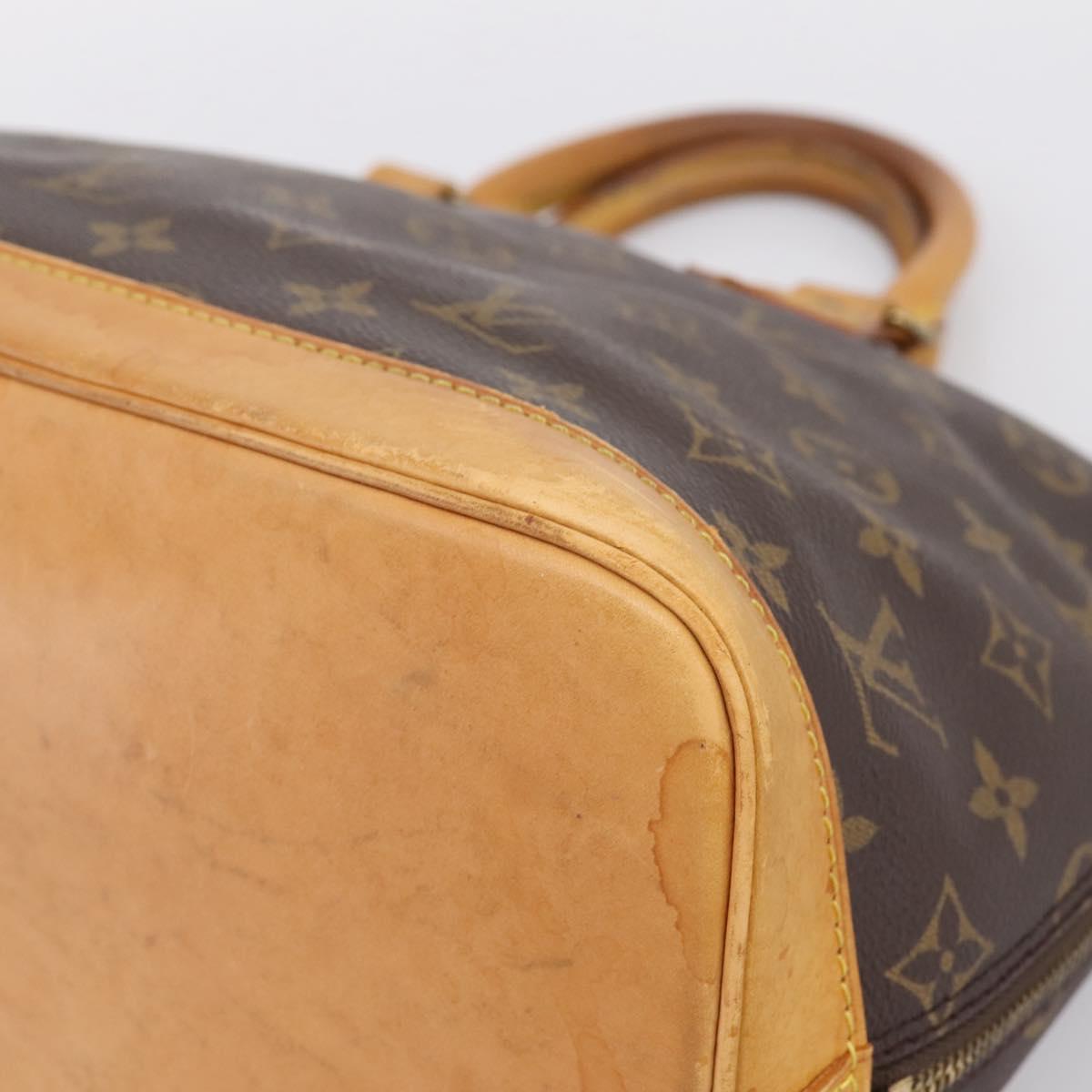 LOUIS VUITTON Monogram Alma Hand Bag M51130 LV Auth BA14847
