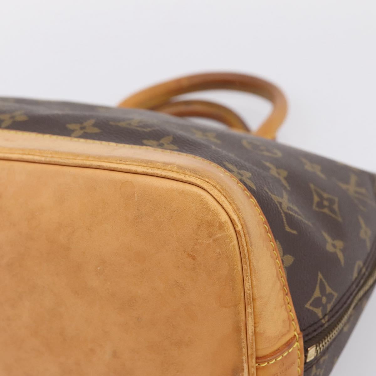 LOUIS VUITTON Monogram Alma Hand Bag M51130 LV Auth BA14847