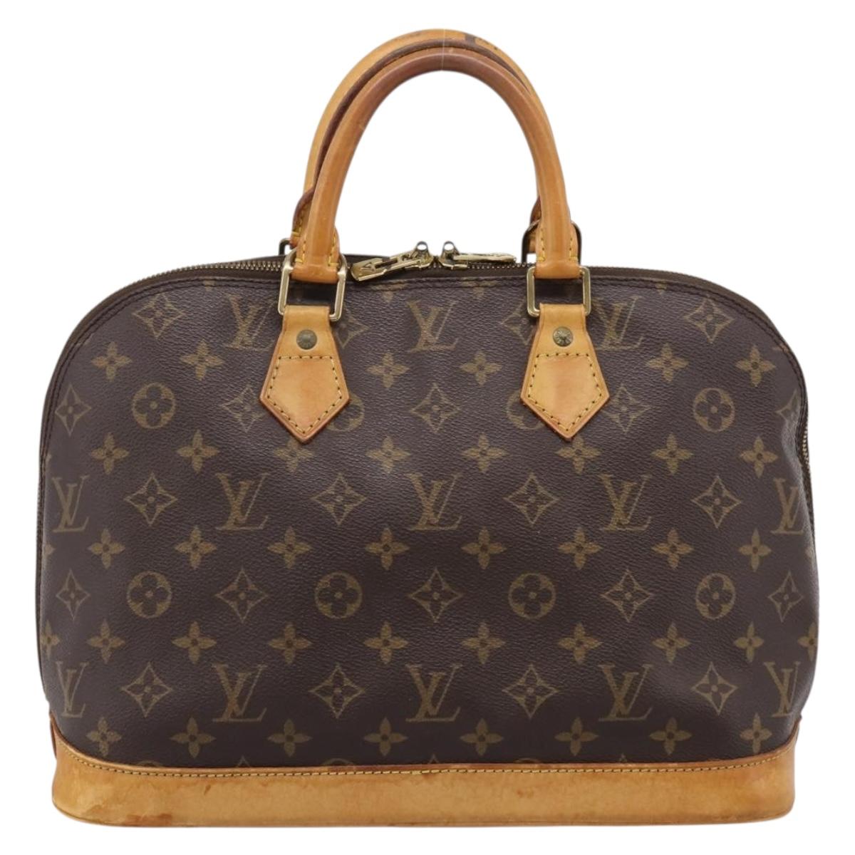 LOUIS VUITTON Monogram Alma Hand Bag M51130 LV Auth BA14847