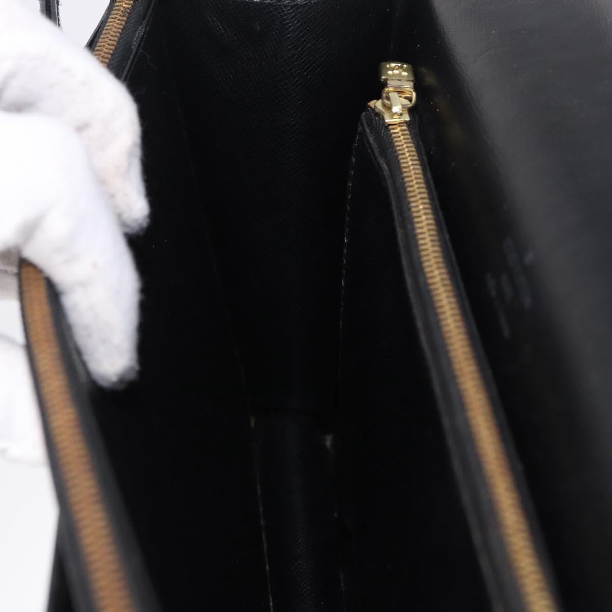 LOUIS VUITTON Epi Concorde Hand Bag Black M52132 LV Auth BA14848
