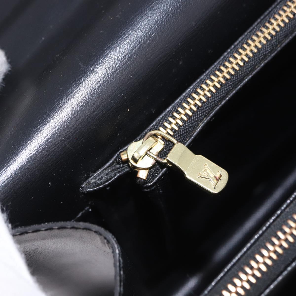 LOUIS VUITTON Epi Concorde Hand Bag Black M52132 LV Auth BA14848