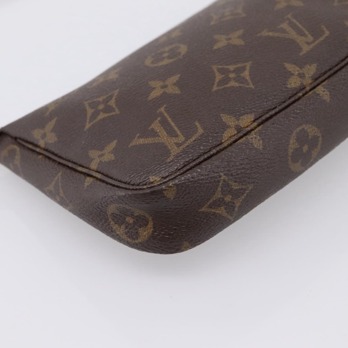 LOUIS VUITTON Monogram Pochette Accessoires Pouch M51980 LV Auth BA14849