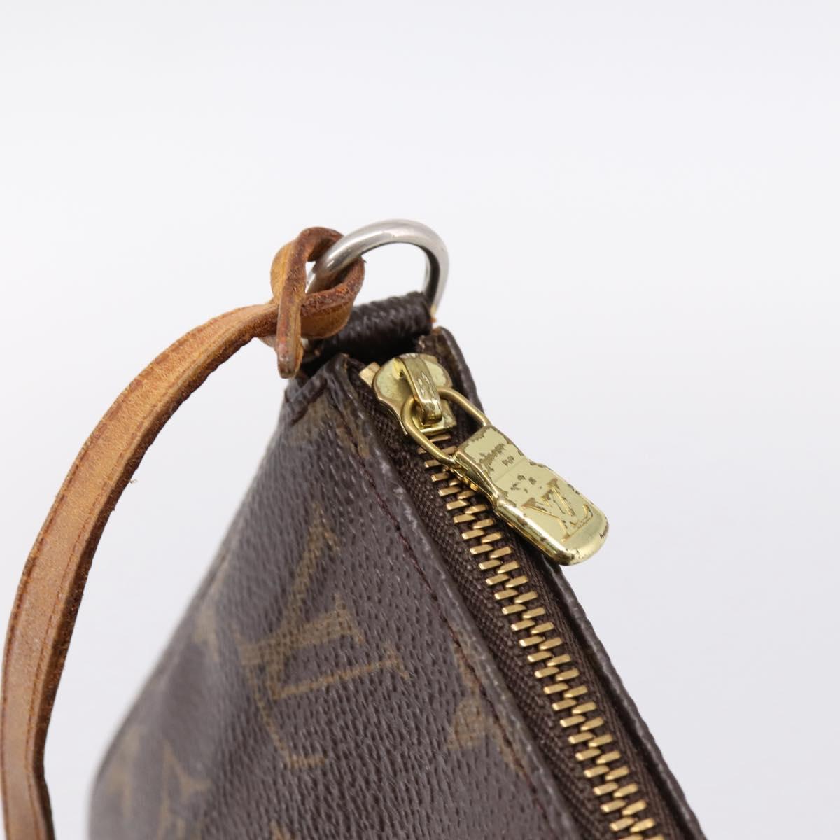 LOUIS VUITTON Monogram Pochette Accessoires Pouch M51980 LV Auth BA14849