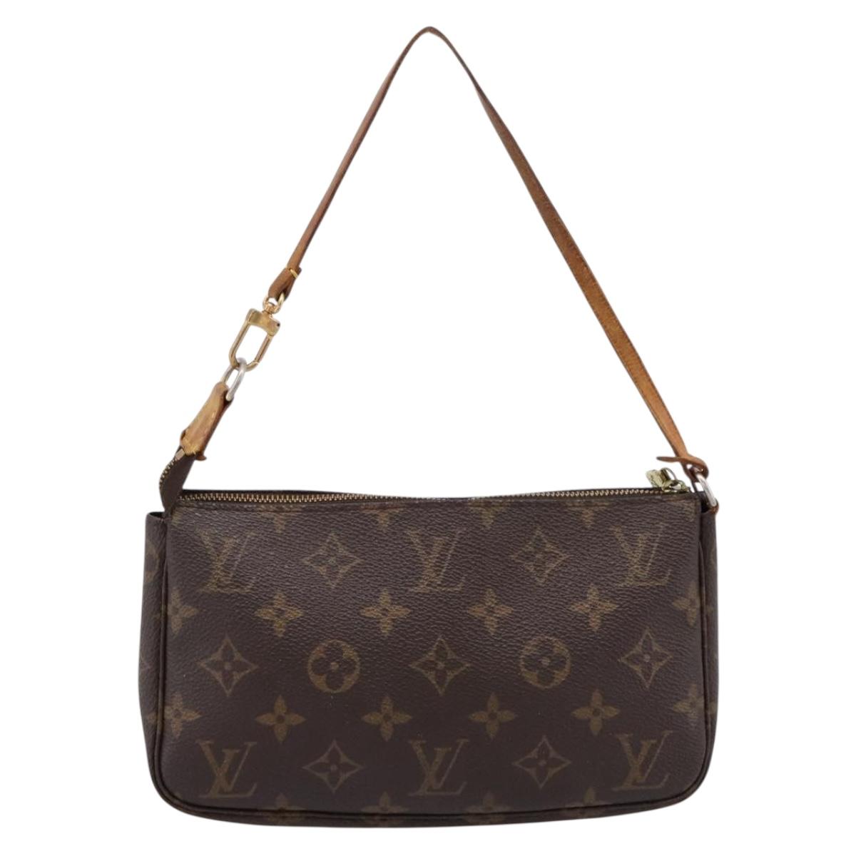 LOUIS VUITTON Monogram Pochette Accessoires Pouch M51980 LV Auth BA14849