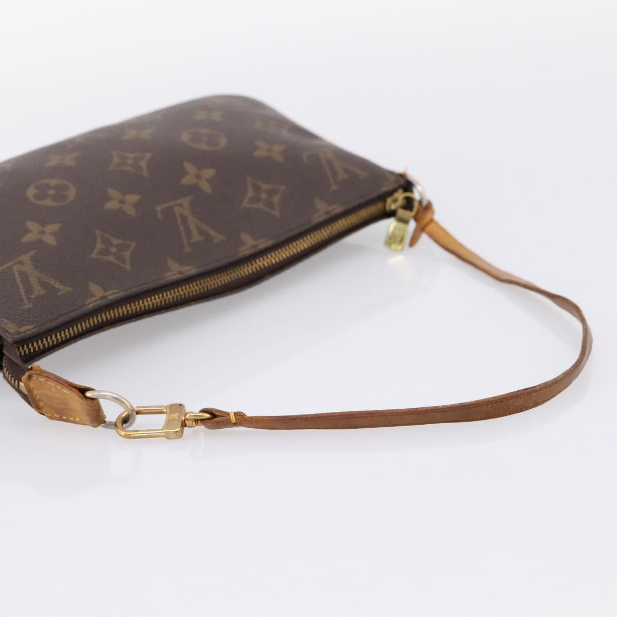 LOUIS VUITTON Monogram Pochette Accessoires Pouch M51980 LV Auth BA14849