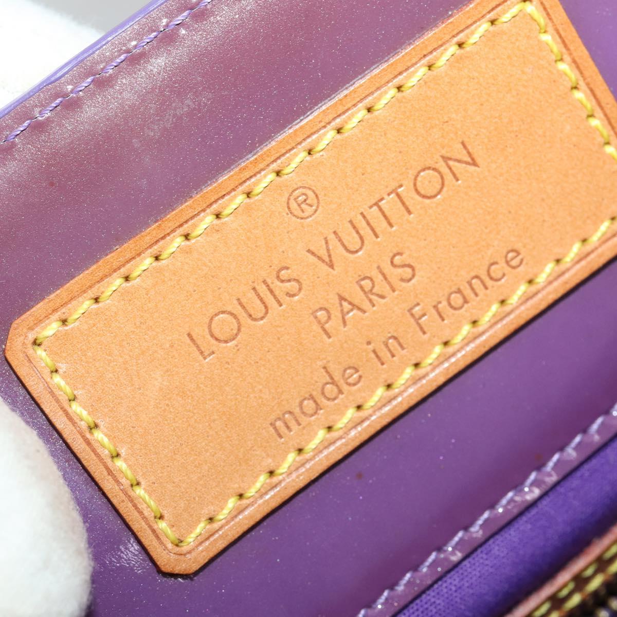 LOUIS VUITTON Monogram Vernis Reade GM Tote Bag Purple M91085 LV Auth BA14860
