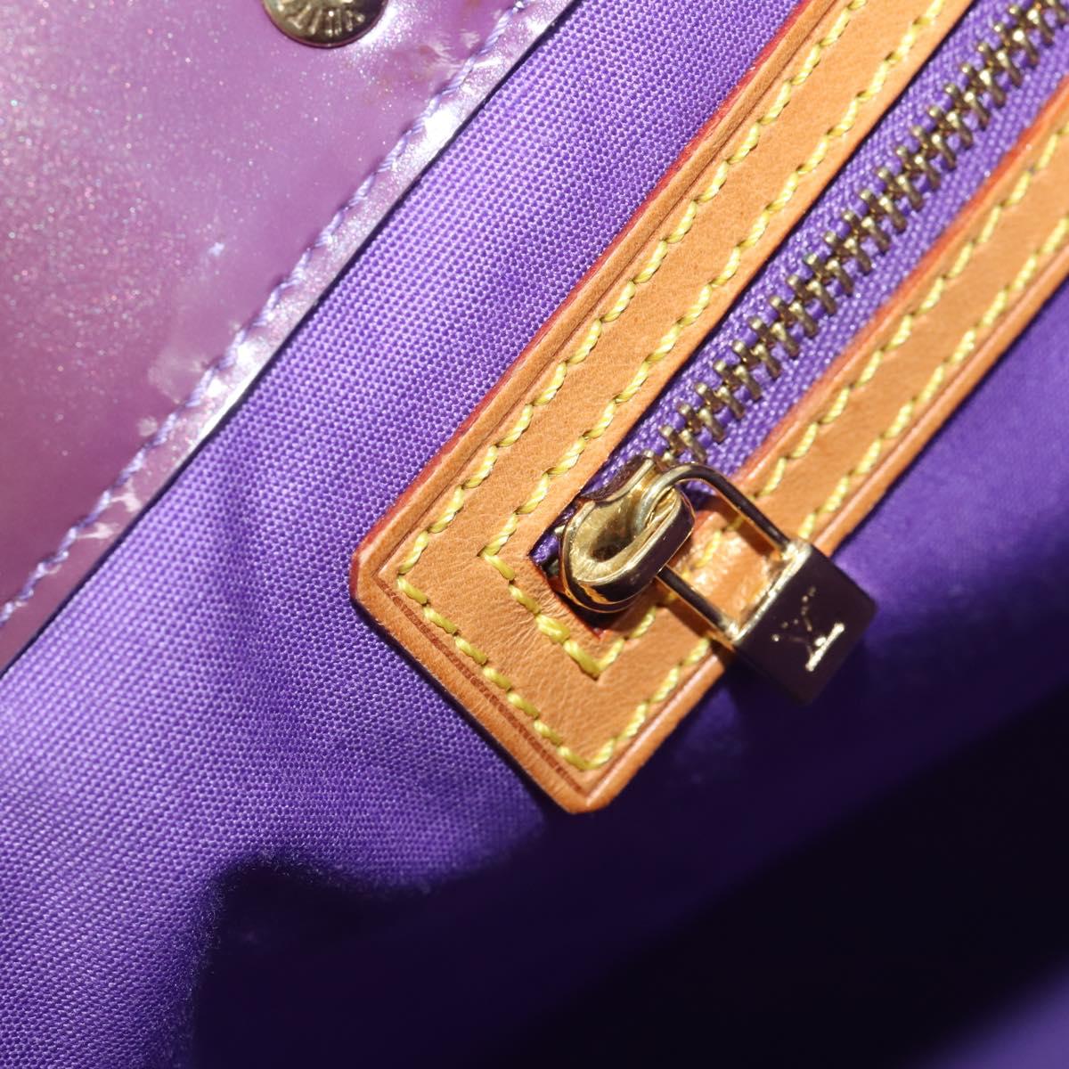 LOUIS VUITTON Monogram Vernis Reade GM Tote Bag Purple M91085 LV Auth BA14860