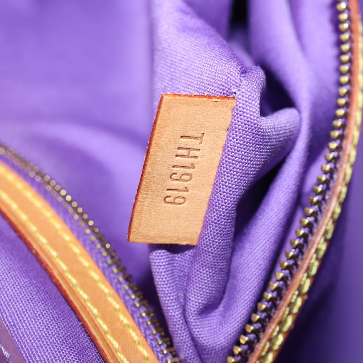 LOUIS VUITTON Monogram Vernis Reade GM Tote Bag Purple M91085 LV Auth BA14860