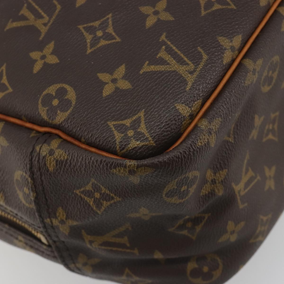 LOUIS VUITTON Monogram Deauville Hand Bag M47270 LV Auth BA14861