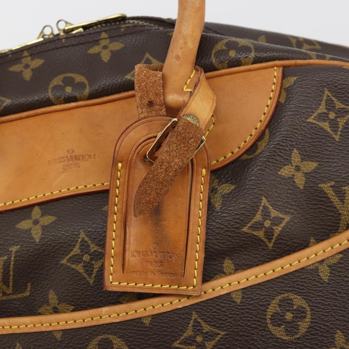 LOUIS VUITTON Monogram Deauville Hand Bag M47270 LV Auth BA14861