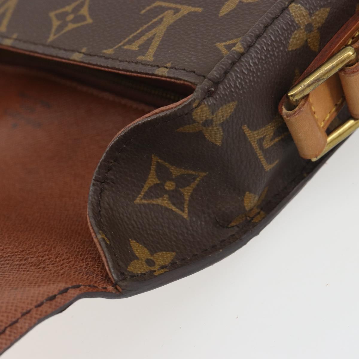 LOUIS VUITTON Monogram Saint Cloud GM Shoulder Bag M51242 LV Auth BA14862