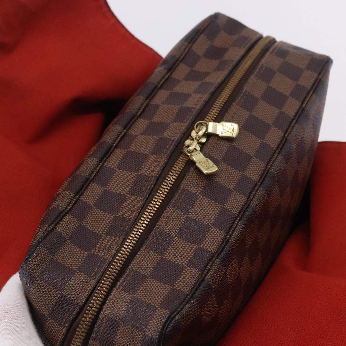 LOUIS VUITTON Damier Ebene Naviglio Shoulder Bag N45255 LV Auth BA14865