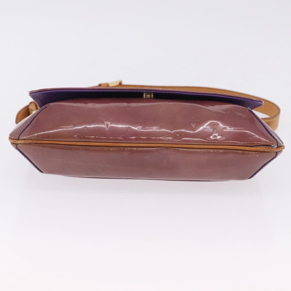 LOUIS VUITTON Monogram Vernis Thompson Street Bag Purple M91095 LV Auth BA14866