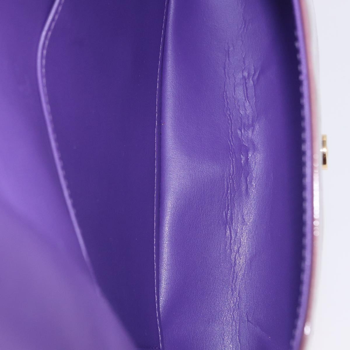 LOUIS VUITTON Monogram Vernis Thompson Street Bag Purple M91095 LV Auth BA14866