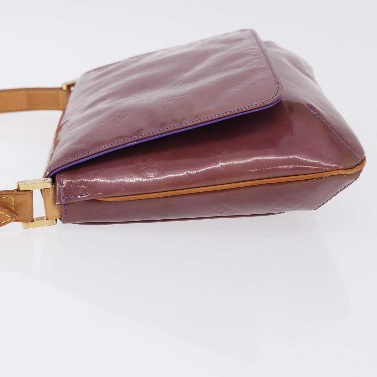 LOUIS VUITTON Monogram Vernis Thompson Street Bag Purple M91095 LV Auth BA14866