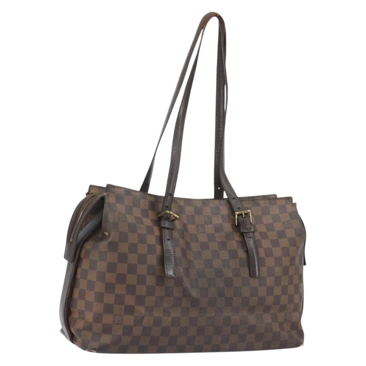 LOUIS VUITTON Damier Ebene Chelsea Tote Bag N51119 LV Auth BA14867