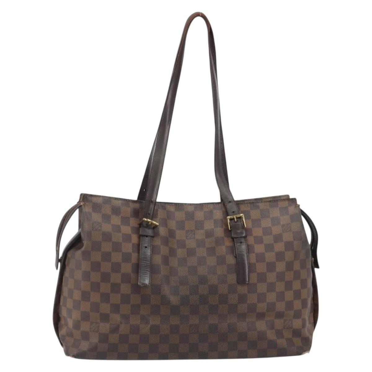 LOUIS VUITTON Damier Ebene Chelsea Tote Bag N51119 LV Auth BA14867