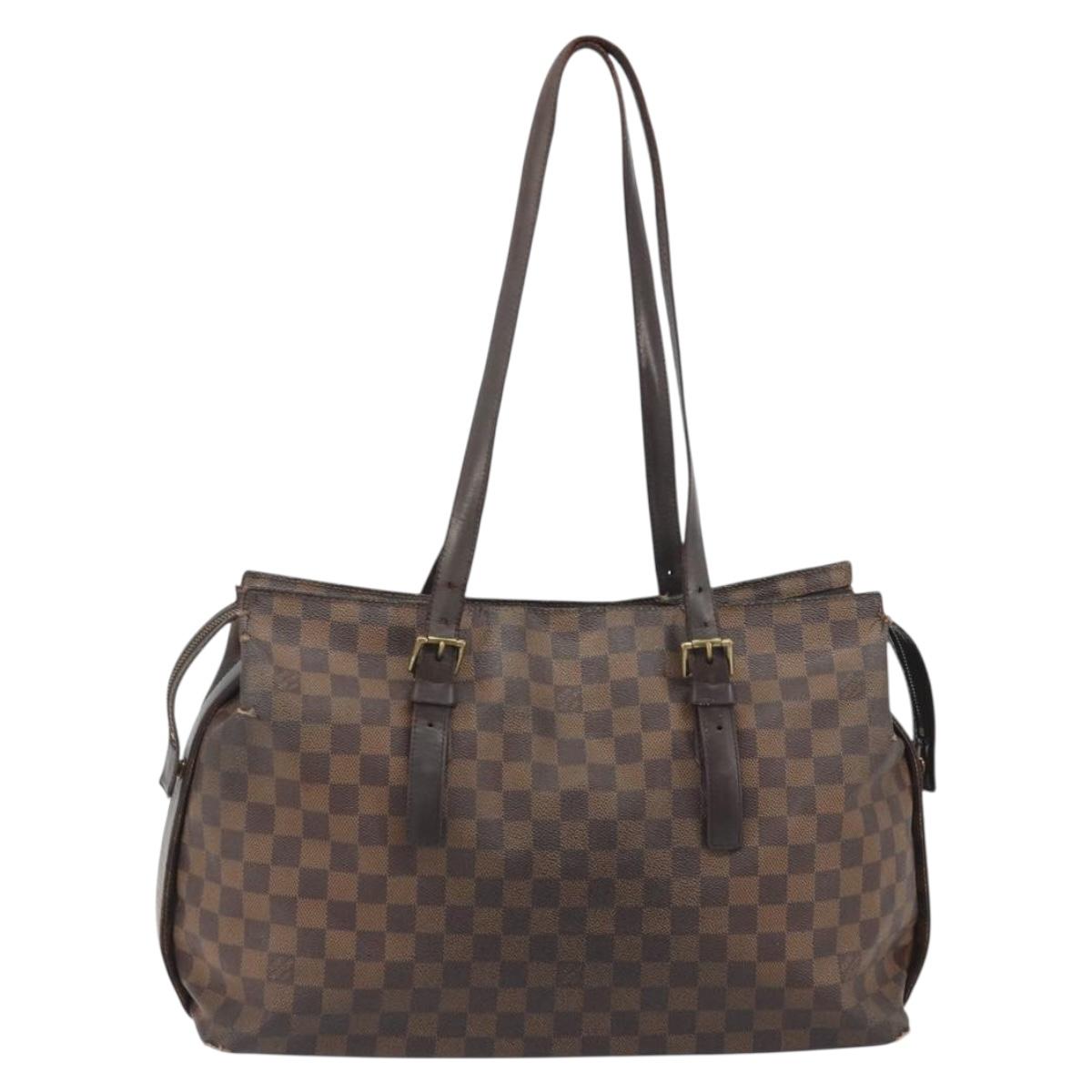 LOUIS VUITTON Damier Ebene Chelsea Tote Bag N51119 LV Auth BA14867