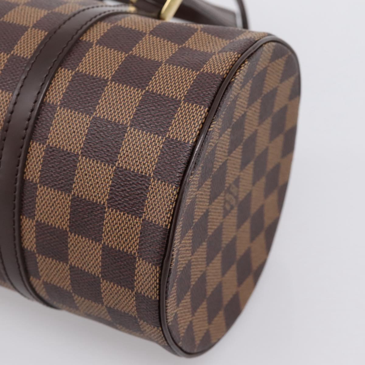 LOUIS VUITTON Damier Ebene Papillon 30 Hand Bag N51303 LV Auth BA14868V