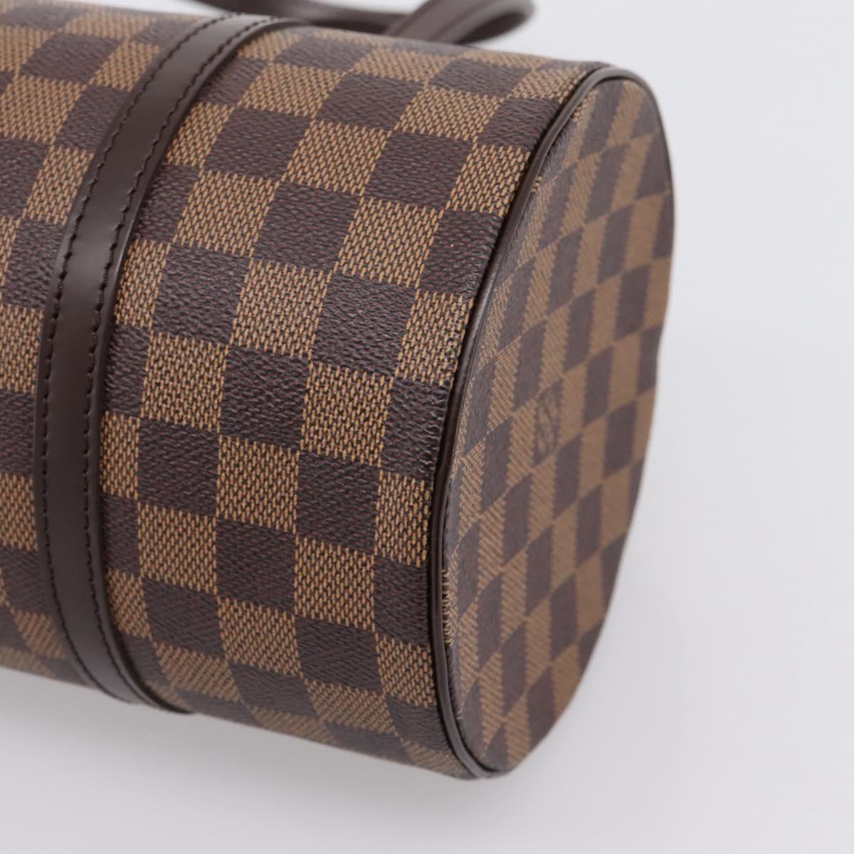 LOUIS VUITTON Damier Ebene Papillon 30 Hand Bag N51303 LV Auth BA14868V