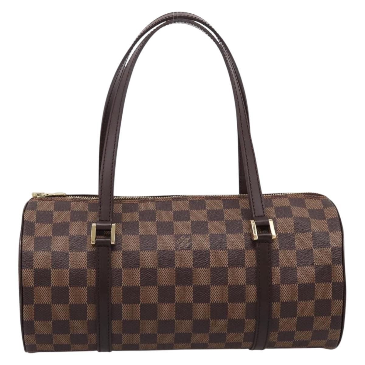 LOUIS VUITTON Damier Ebene Papillon 30 Hand Bag N51303 LV Auth BA14868V