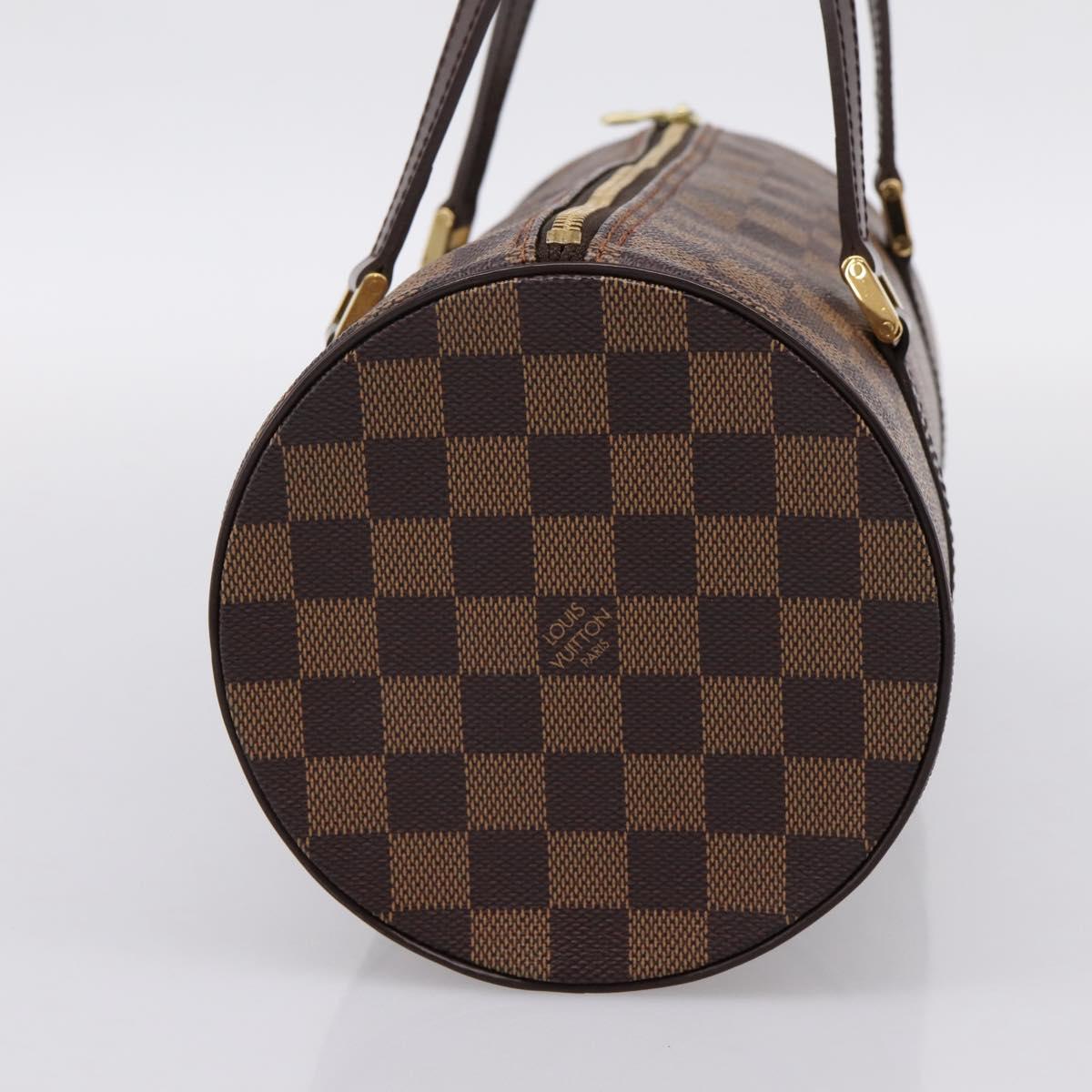 LOUIS VUITTON Damier Ebene Papillon 30 Hand Bag N51303 LV Auth BA14868V