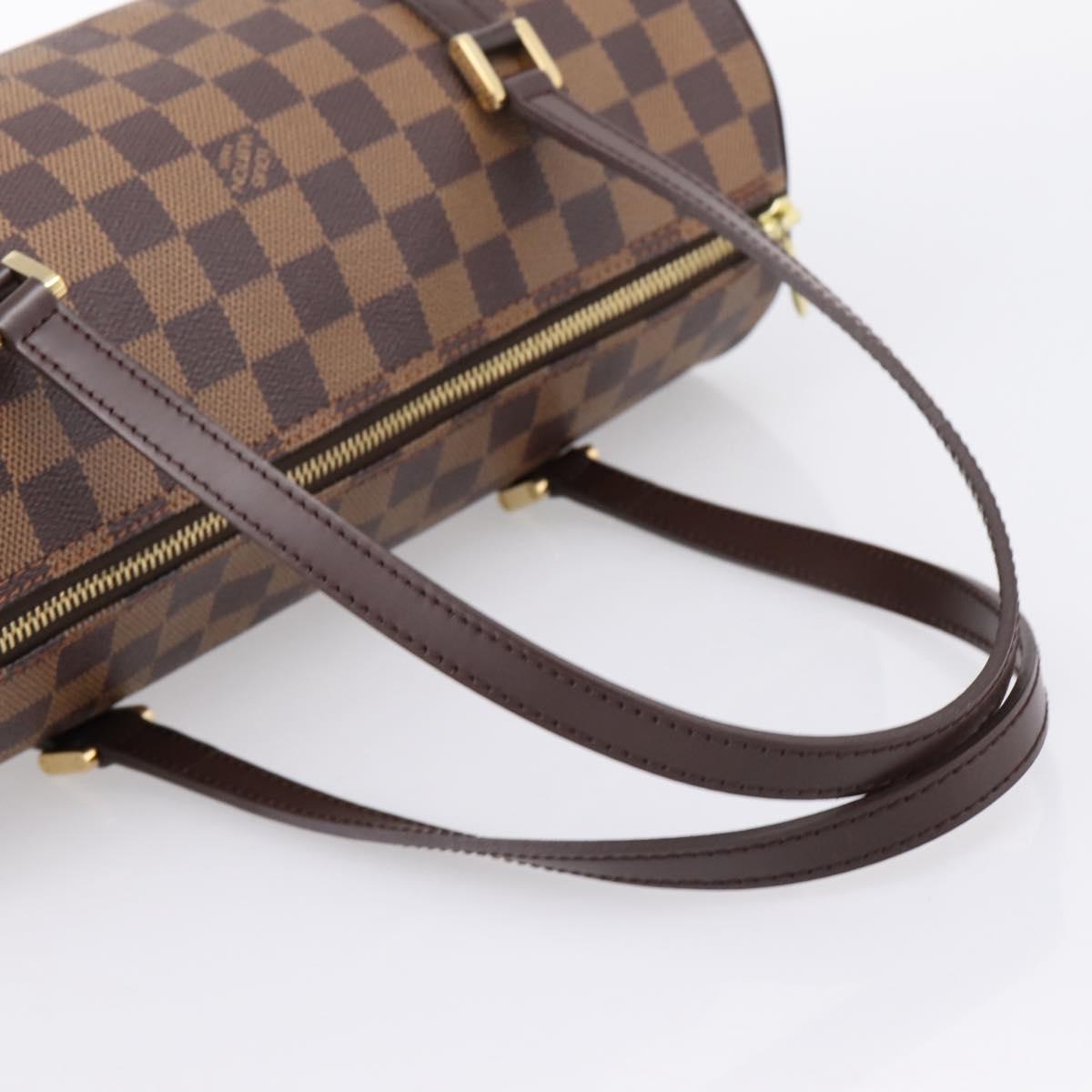 LOUIS VUITTON Damier Ebene Papillon 30 Hand Bag N51303 LV Auth BA14868V