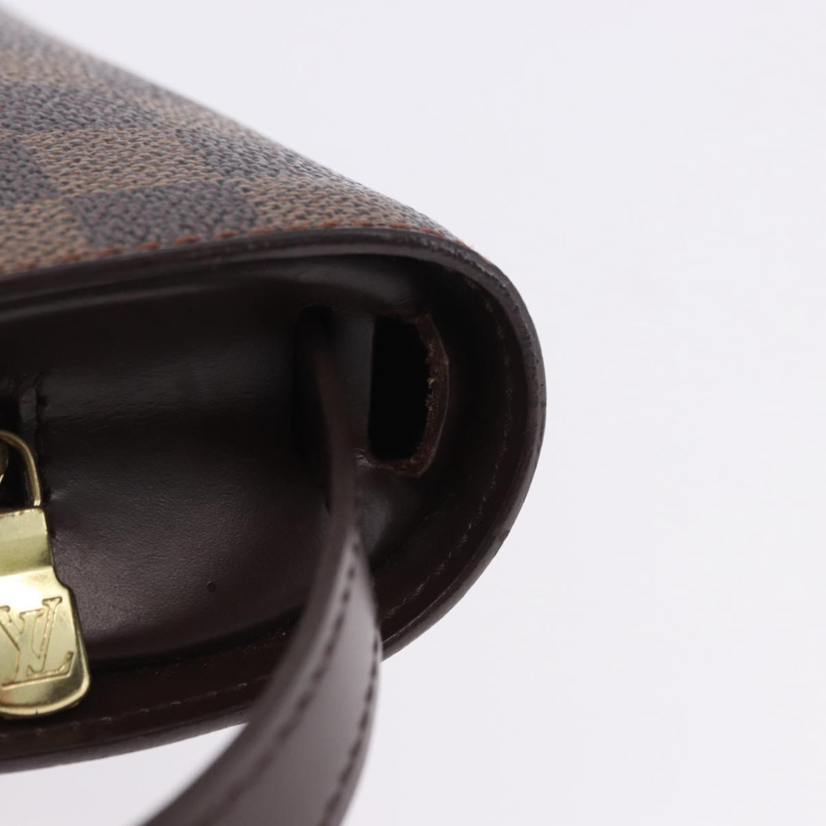 LOUIS VUITTON Damier Ebene Saint Louis Clutch Bag N51993 LV Auth BA14869