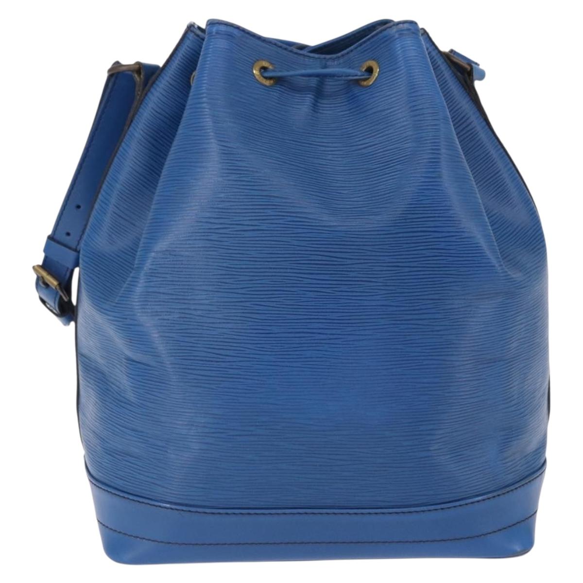 LOUIS VUITTON Epi Noe Shoulder Bag Blue M44005 LV Auth BA14874A