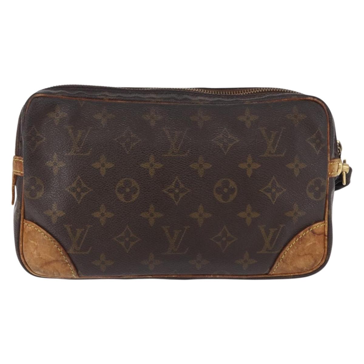 LOUIS VUITTON Monogram Marly Dragonne GM Clutch Bag M51825 LV Auth BA14882