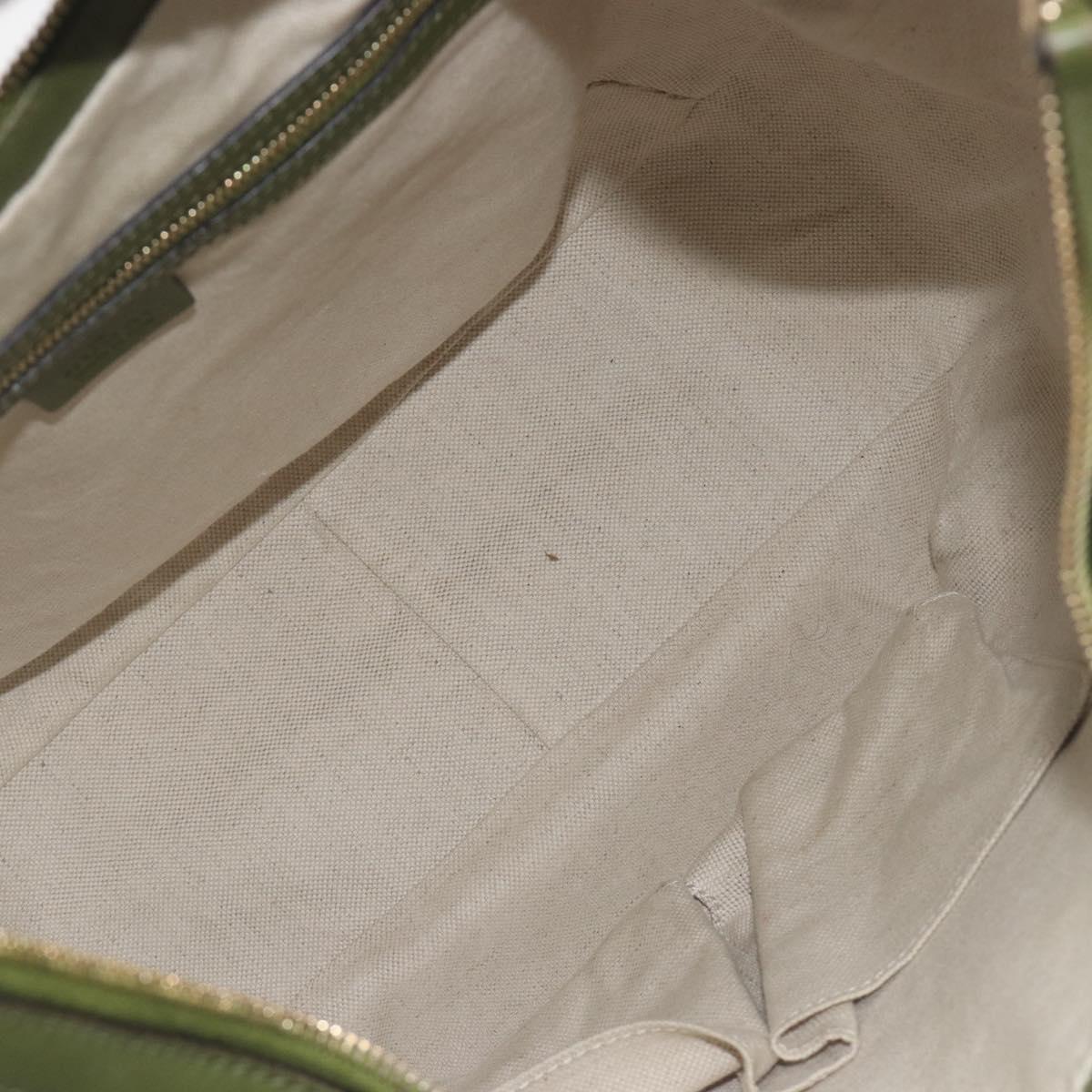 GUCCI GG Supreme Shoulder Bag PVC Leather Beige Gold Tone 309618 Auth BA14895A