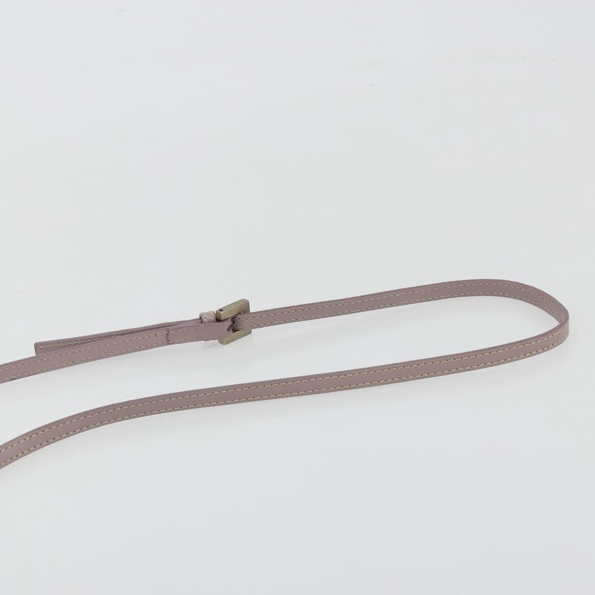 FENDI Zucchino Canvas Mamma Baguette Shoulder Bag Purple 8BT075 Auth BA14896A