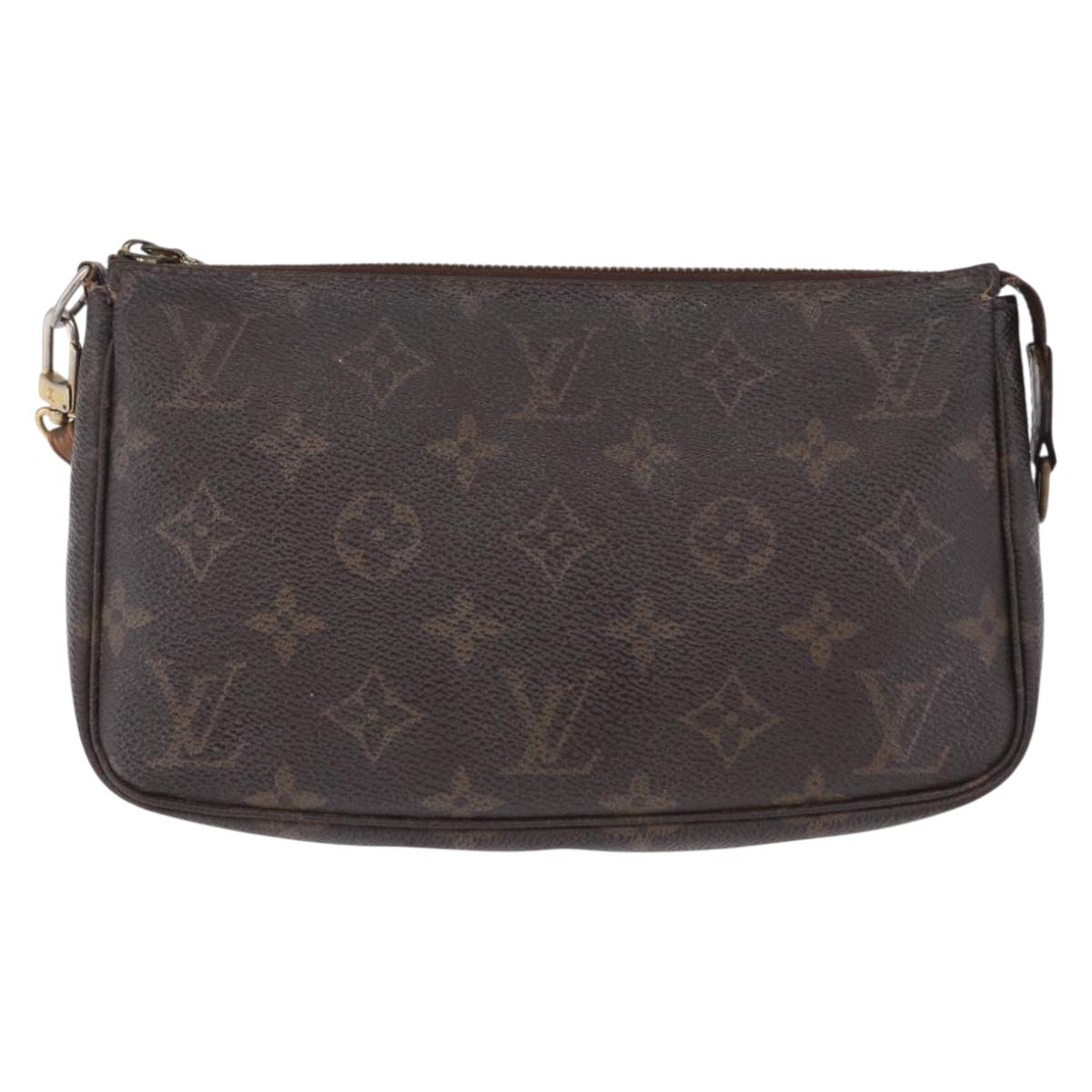LOUIS VUITTON Monogram Pochette Accessoires Pouch M51980 LV Auth BA14904