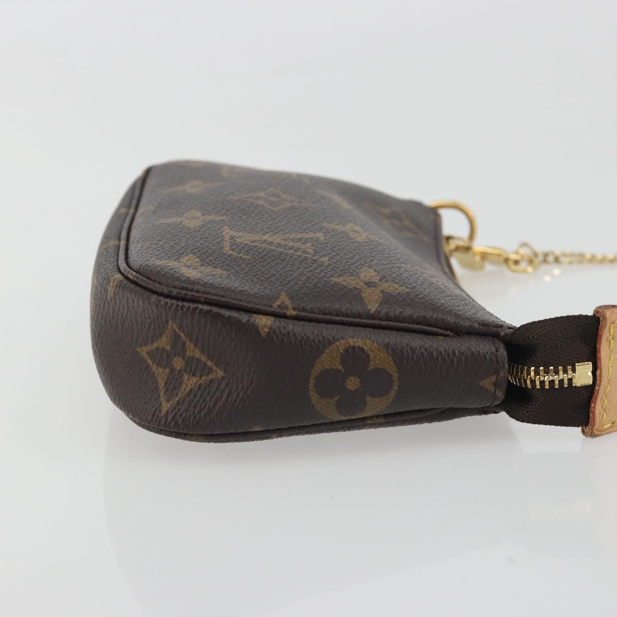 LOUIS VUITTON Monogram Mini Pochette Accessoires Pouch M58009 LV Auth BA14907V