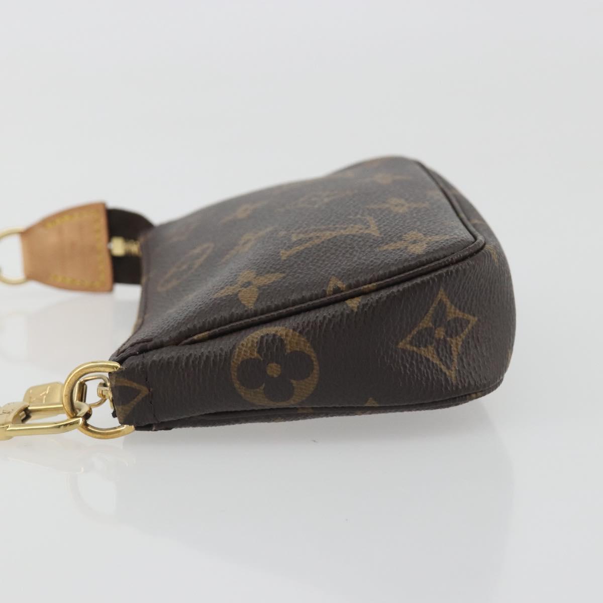 LOUIS VUITTON Monogram Mini Pochette Accessoires Pouch M58009 LV Auth BA14907V