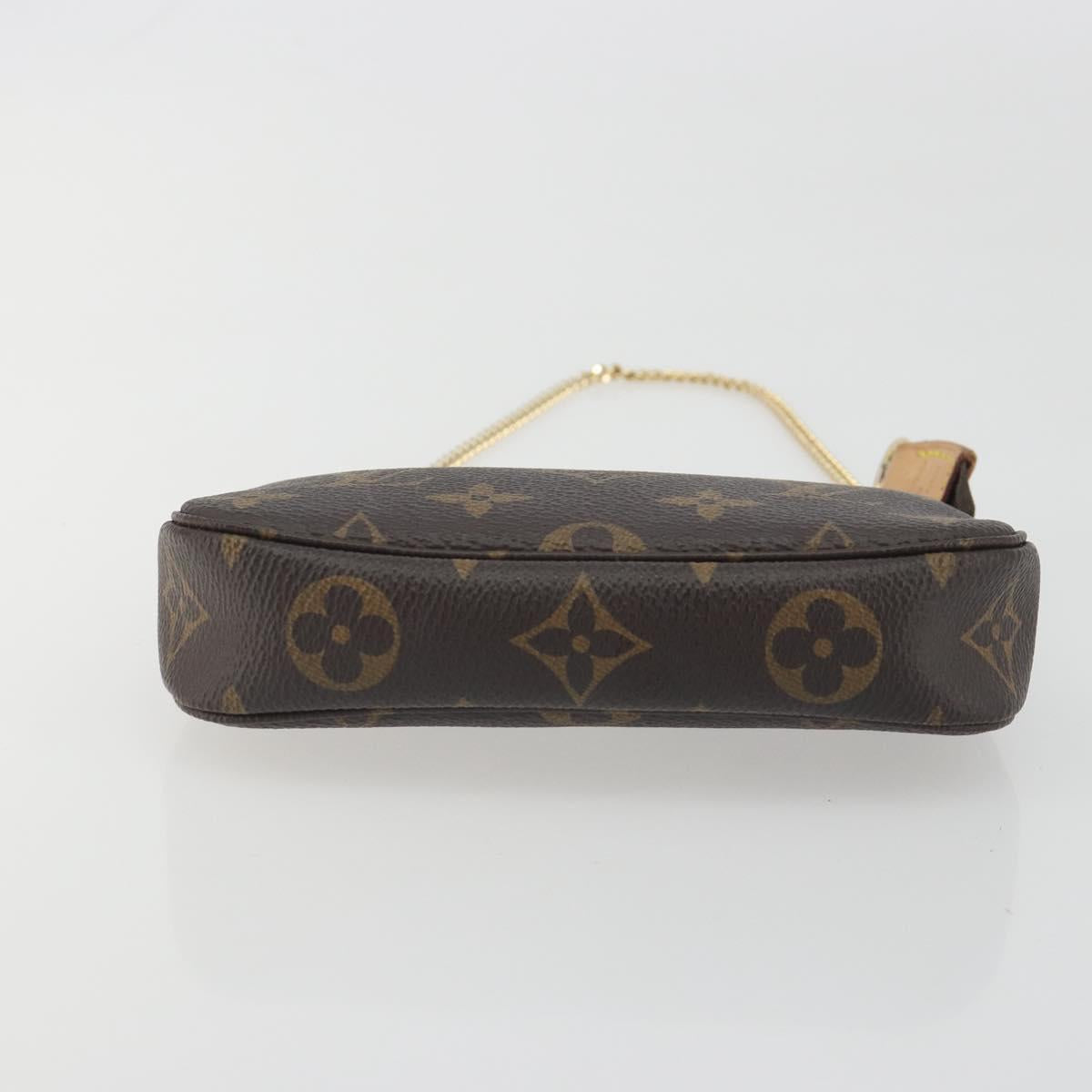 LOUIS VUITTON Monogram Mini Pochette Accessoires Pouch M58009 LV Auth BA14907V