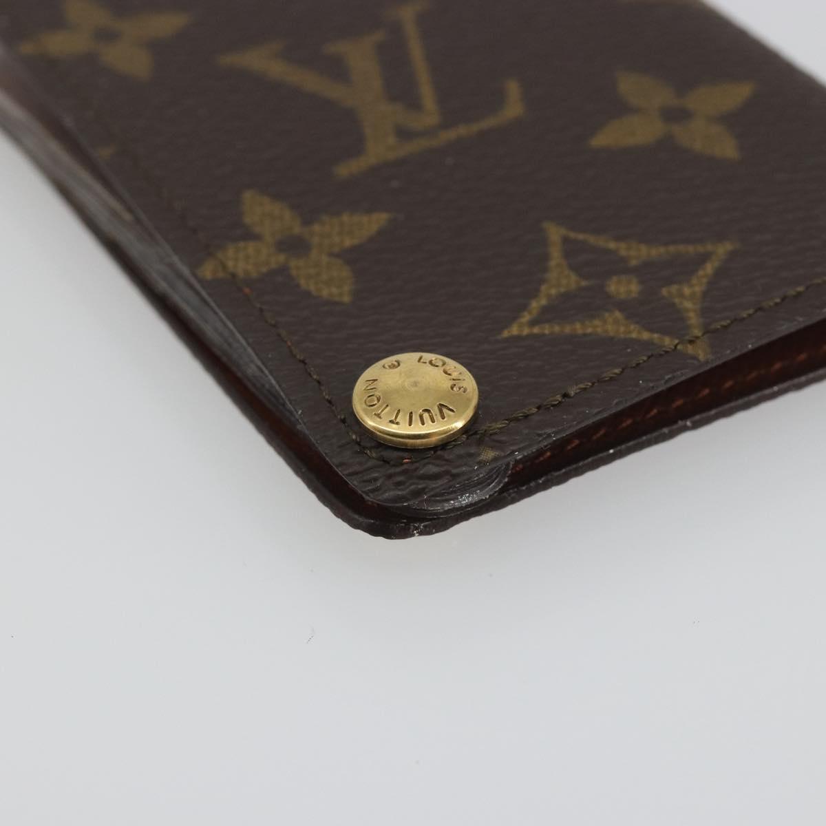 LOUIS VUITTON Monogram Porto Cartes Crdit Pression Card Case M60937 Auth BA14909