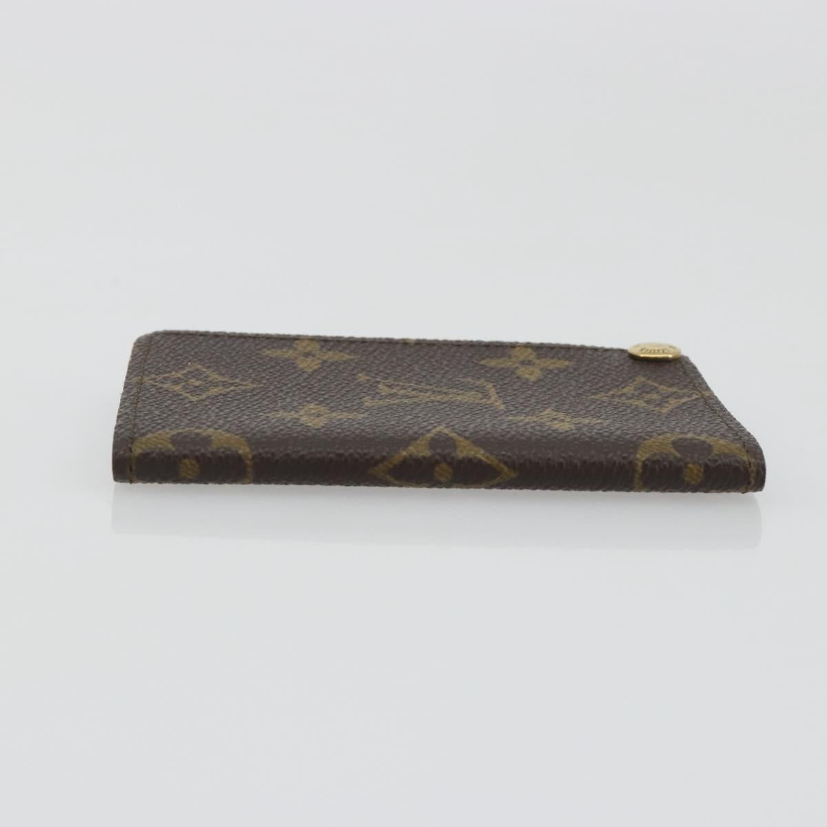LOUIS VUITTON Monogram Porto Cartes Crdit Pression Card Case M60937 Auth BA14909